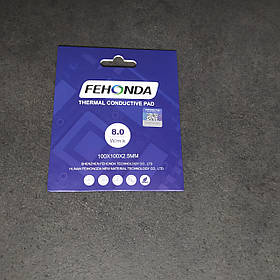 Термопрокладка Fehonda Original 100x100x2.5mm (8W/m*k) (TF)