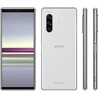 Смартфон Sony Xperia 5 6/64Gb White, 1sim, 12+12+12/8Мп, 6.1"OLED, 3140mAh, Snapdragon 855, 12 мес.