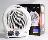 Тепловентилятор Crownberg CB-7746 | Обігрівач для дому | Дуйчик 2000 Вт, захист від перегріву, фото 4
