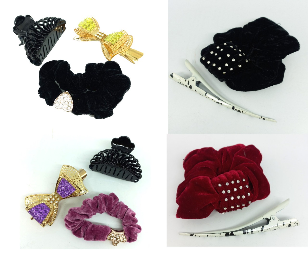 Набір заколок 4 вида, пак. 14*10см, фото 1