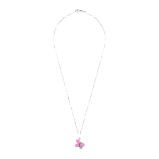 Кулон Метелик блискучий рожевий, фото 3