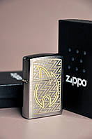 Зажигалка Zippo 205 23FPF Tread Flame Design 48789 (Оригинал)