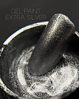 Гель-фарба Crooz Gel Paint Extra Silver срібна 5г
