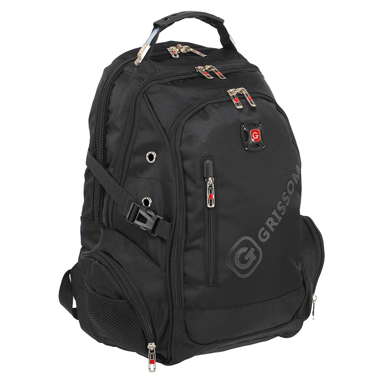 Рюкзак міський GRISSOM GA-6605 24л чорний 33x16x46 см