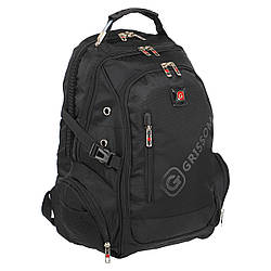 Рюкзак міський GRISSOM GA-6605 24л чорний 33x16x46 см