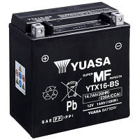 Аккумулятор автомобильный Yuasa 12V 14,7Ah MF VRLA Battery (YTX16-BS) c