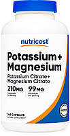 Калій Магній Nutricost США, 240 капсул