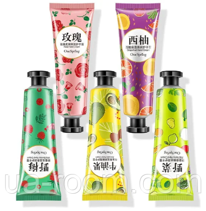 Набор кремов для рук One Spring Hand Cream, 5*30 г.