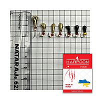 Мормишка свинцева HARPOON 7шт МІХ 9