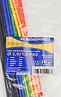 Набір Ø2/1мм термоусаджувальних трубок 1м кольорові (30шт) [A0150040639] PRO АСКО