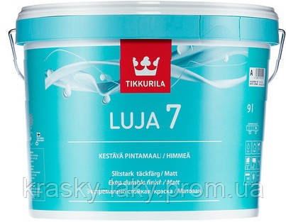 Фарба Luja 7 Tikkurila Луя 7 протицвілева мат 2,7 л