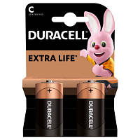 Батарейка Duracell C LR14 щелочная 2шт. в упаковке (5000394052529 / 81483545) b