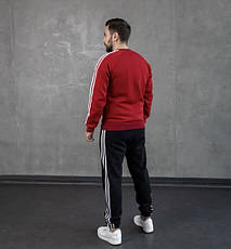Комплект одягу чоловічий adidas утеплений із шапкою колір бордо, фото 6