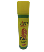 Газовый балончик для заправки горелок и зажигалок BURN GAZ 300 ML