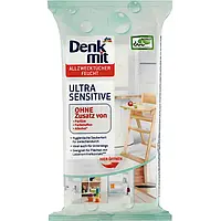 Влажные салфетки для уборки Denkmit Allzwecktücher Feucht Ultra Sensitive, 50 шт