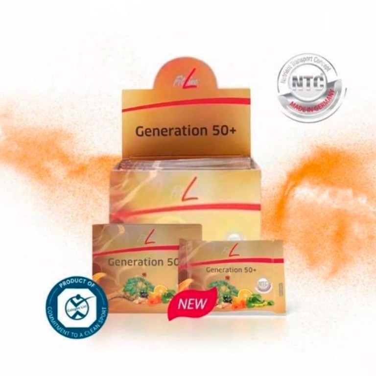 Комплекс для поддержки здоровья FitLine Generation 50+ 30 саше (0705044) - фото 2 - id-p2047061497