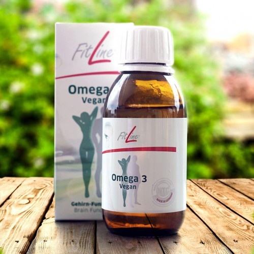 Жырние кислоты с микроводорослей FitLine Vegan Omega 3 + E 125 мл (0712052) - фото 1 - id-p2047061500