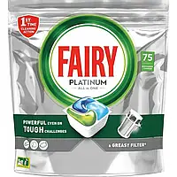 Капсули для посудомийки Fairy Platinum All in One 75 шт.