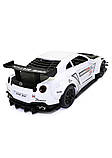 Машинка металева Nissan GT-R «АвтоЕксперт» Ніссан ГТ-Р білий звук світло 20*6*9 см, фото 5