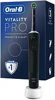 Електрична зубна щітка ORAL-B BRAUN Vitality Pro Protect X Clean D103 Black