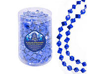 Ожерелье декоративное на елку новогоднее синий 10мм*9м 8 369 ТМ STENSON BP