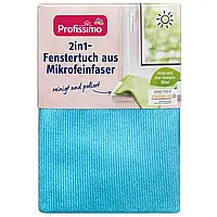 Салфетка из микрофибры для окон и зеркал Profissimo 2in1-Fenstertuch aus Mikrofeinfaser 1 шт