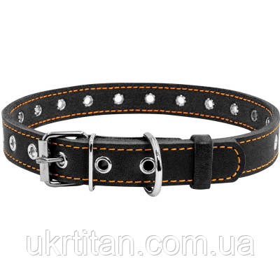 Оригінал! Нашийник для тварин Collar безрозмірний 20 мм 50 см (чорний) (01511) - Вища Якість!, фото 1