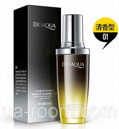 Масло для волос BIOAQUA Wake Up Sleeping Hair Lemon Flower с экстрактом лимонного цветка, 40 мл.