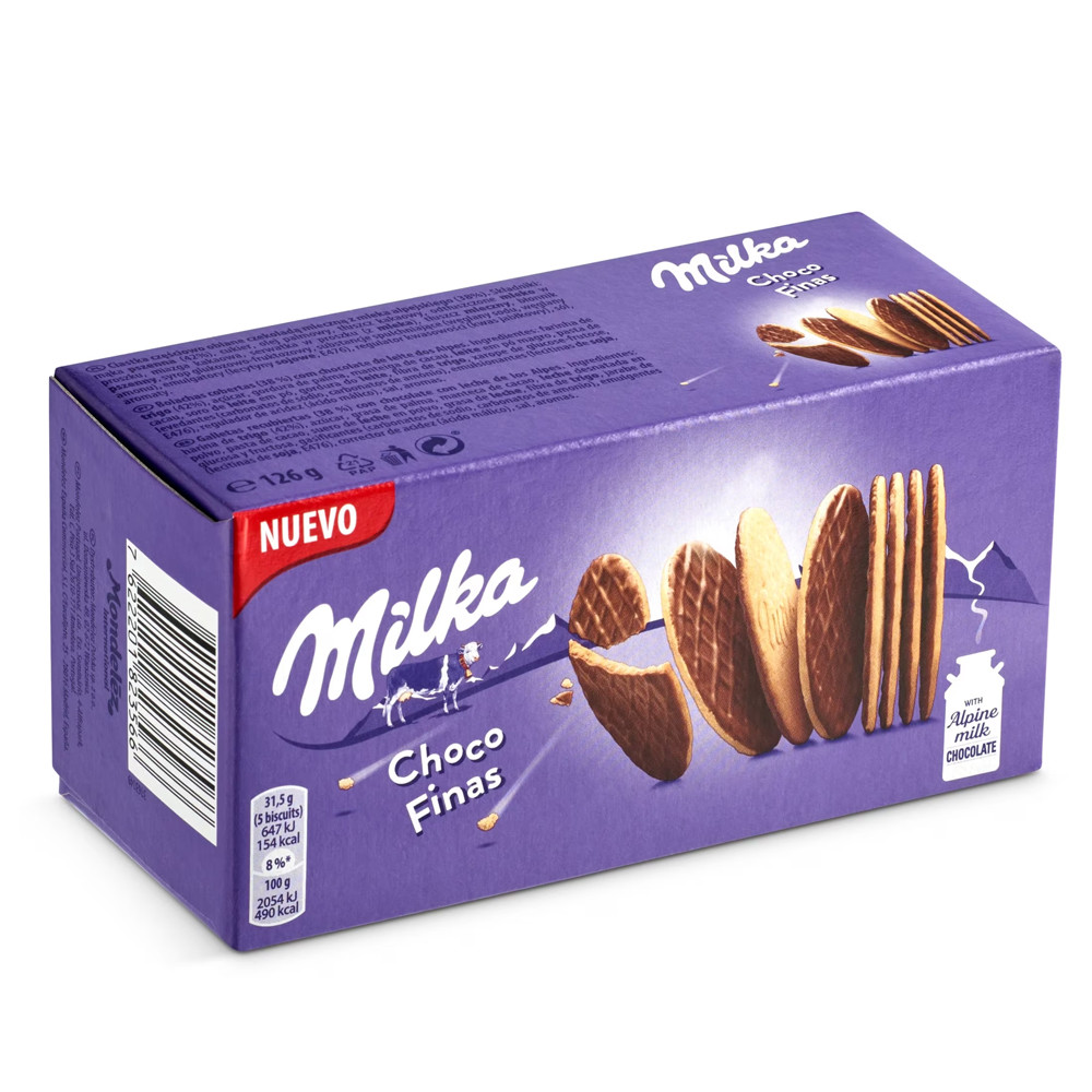 Печиво Milka Choco Thins 126g (строк прид.30.04.24)