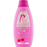 Шампунь-гель для душа с фруктовым ароматом Forea For Kids Shower & Shampoo вишенка 500 мл