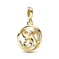 Серебряный шарм для браслетов Пандора Pandora Мі "Елементи"