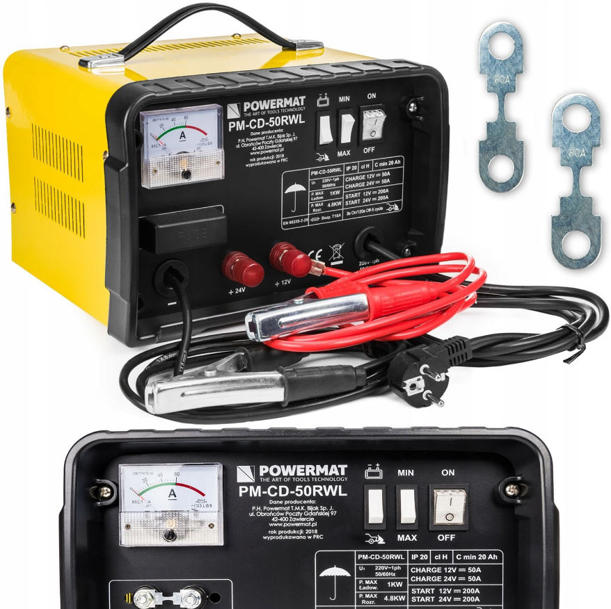 Зарядний пристрій для акумуляторів з функцією швидкої зарядки Powermat PM-CD-50RWL (Польща), фото 1