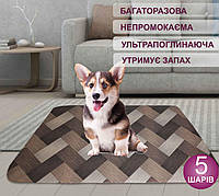 Многоразовая пеленка для собак 30x40 см 4Paws паркет