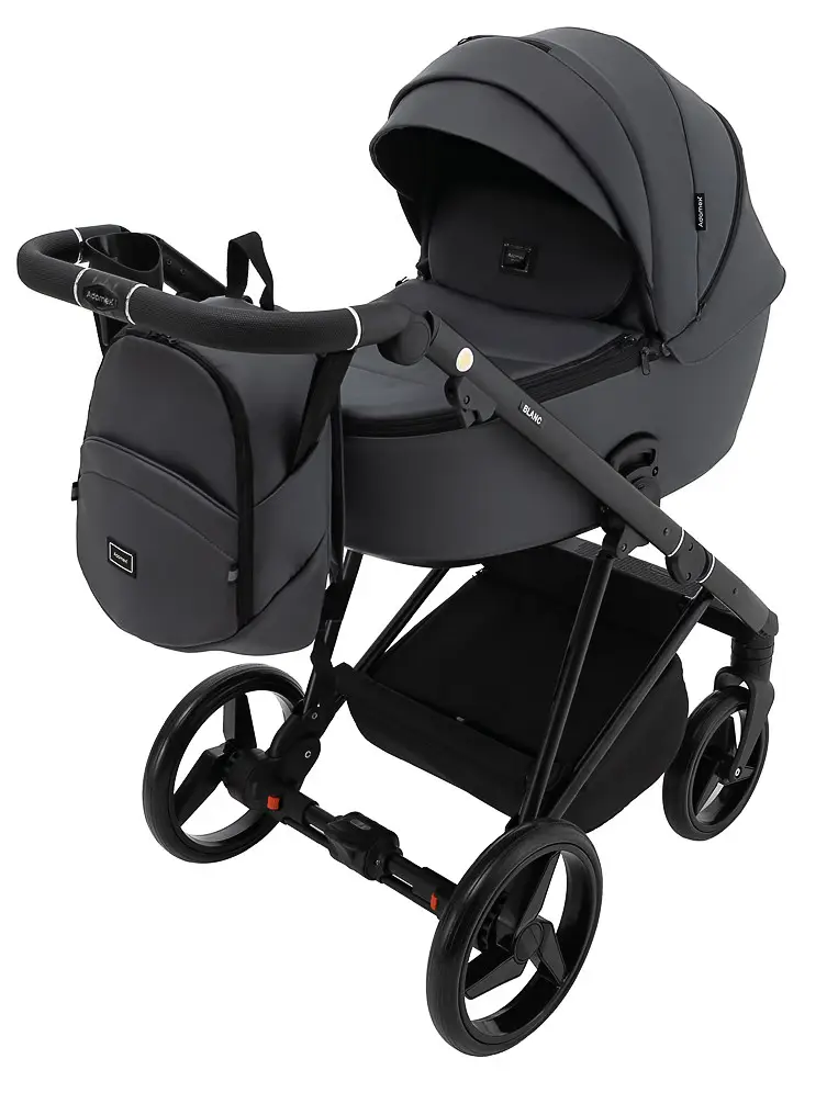 Коляска 2 в 1 Adamex Blanc Eco SA-5 графіт