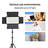 Професійний LED прожектор зі штативом, відеосвітло PRO LED U800 plus, 50 Вт, фото 6