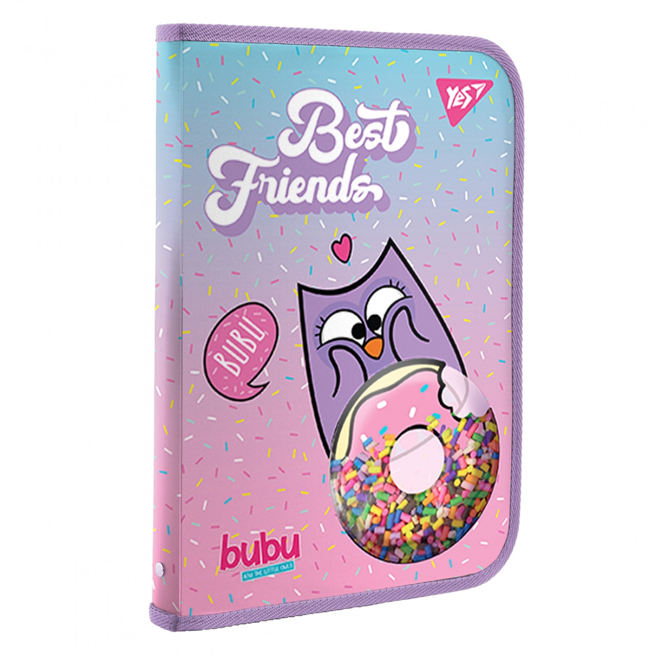 Папка факультативна YES Bubu FC з внутр. кишенею, 34х24х3 см, бабл бейдж (491807)