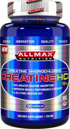 Креатин гідрохлорид Allmax Nutrition Creatine HCL 750 mg (90 капс)