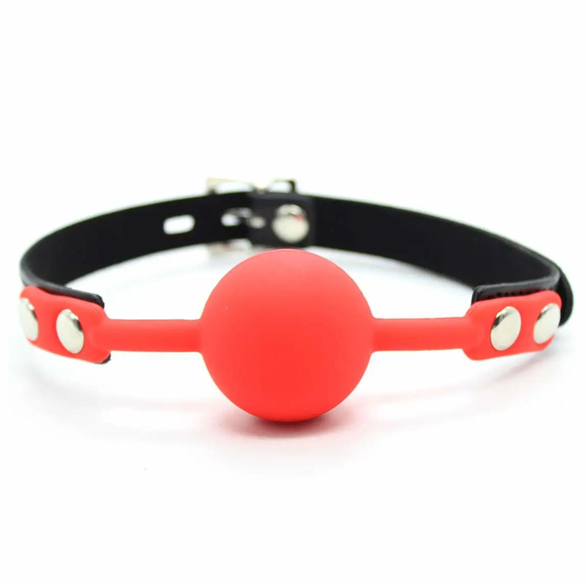 Капелюх силіконовий Silicone ball gag red