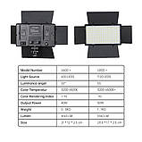 Професійний LED прожектор зі штативом, відеосвітло PRO LED U800 plus, 50 Вт, фото 3