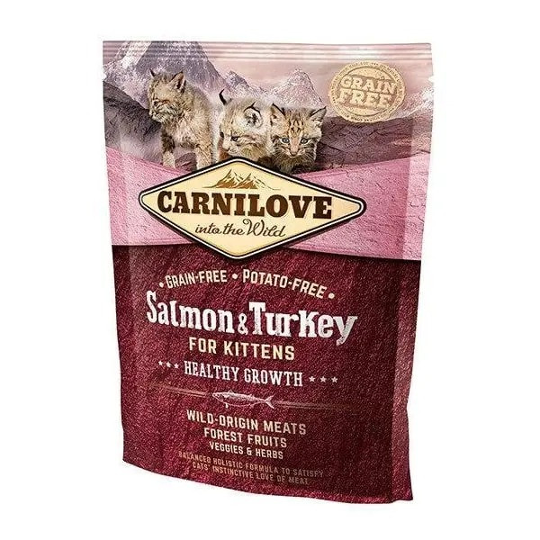 Carnilove Salmon Turkey Kitten для кошенят з лососем та індичкою 400 г