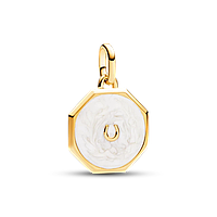 Серебряный медальон "Подкова на удачу" Пандора Pandora Ми