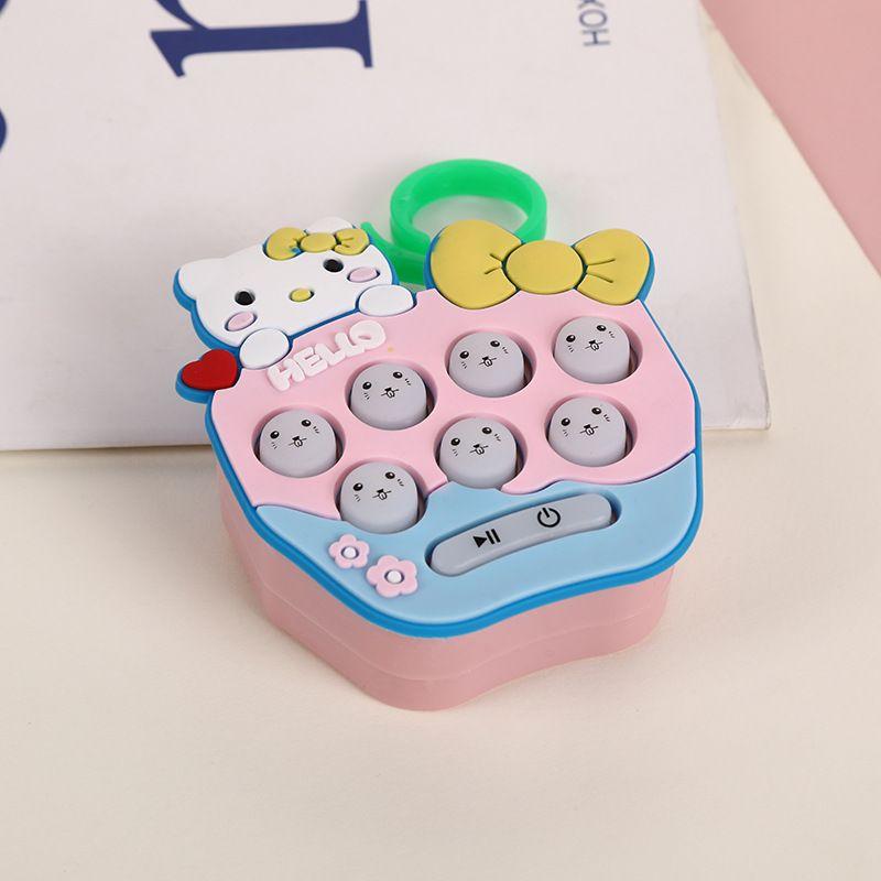 Дитяча іграшка-брелок Pop It No1 котик, фото 1