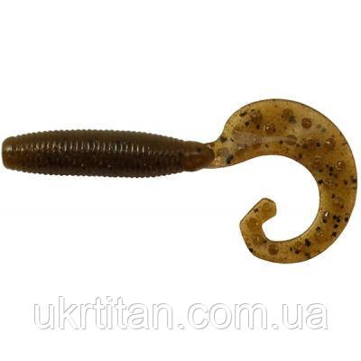 Оригінал! Силікон рибальський Reins FAT G TAIL GRUB 3" 002 Green pumpkin 12шт (1552.00.48) - Вища Якість!