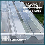 Профільований полікарбонат ПК35 1100Х2000Х1.0 мм прозрорий ТМ TOPLIGHT Klockner T207/35 Італія, фото 2