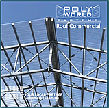 Профільований полікарбонат ПК35 1100Х2000Х1.0 мм прозрорий ТМ TOPLIGHT Klockner T207/35 Італія, фото 4