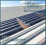 Профільований полікарбонат ПК35 1100Х2000Х1.0 мм прозрорий ТМ TOPLIGHT Klockner T207/35 Італія, фото 3