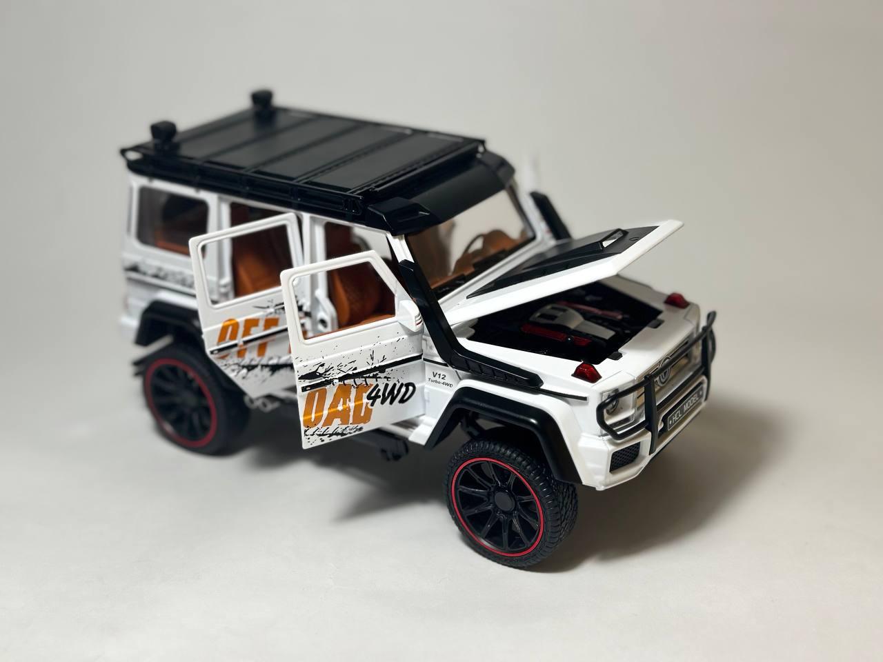 Машинка металева "Автосівт", Джип білий, 22х10х9см, 1:22, світ, муз,, фото 1