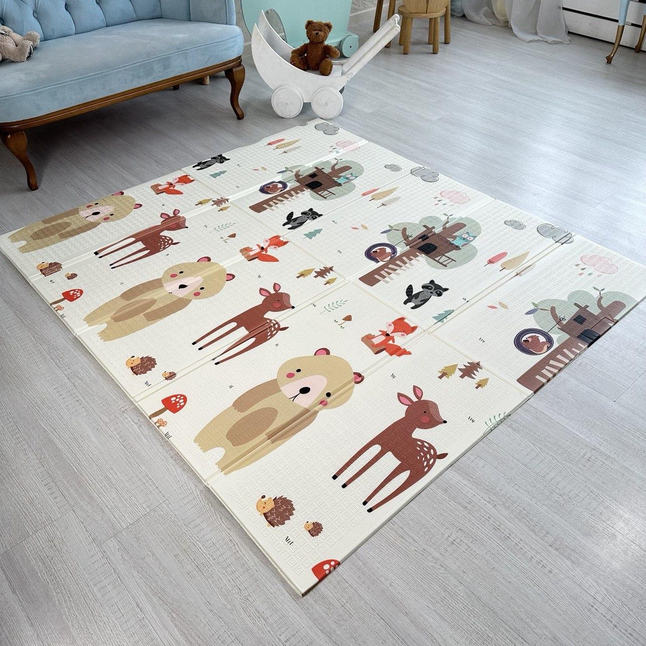 Термокилимок розвиваючий Абетка-Ліс 1.8*2.0, фото 1