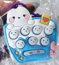 Дитяча іграшка-брелок Pop It No13 собачка, фото 1