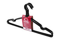 Набір вішалок для одягу Idea Home Black 39.4х21х0.3 см, 8 шт